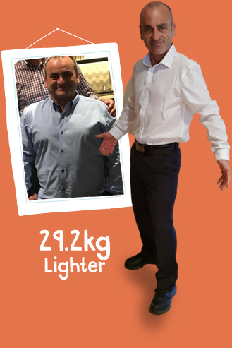 Alberto Giaconelli before and after weight loss